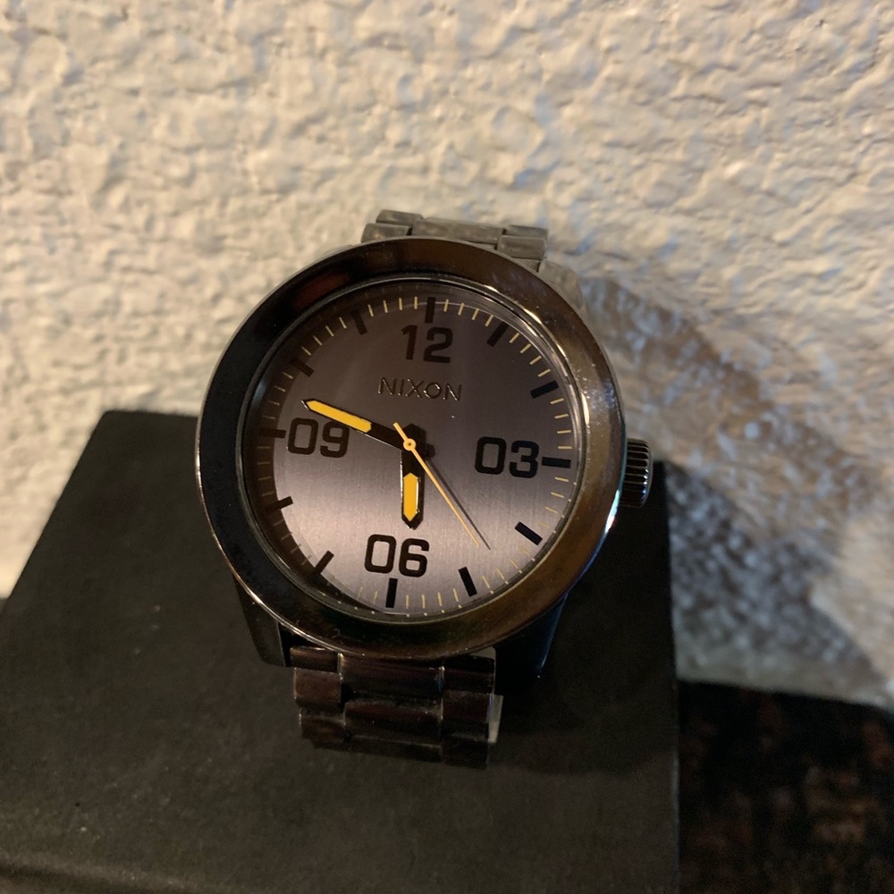 Nixon corporal 48MM gunmetal watch